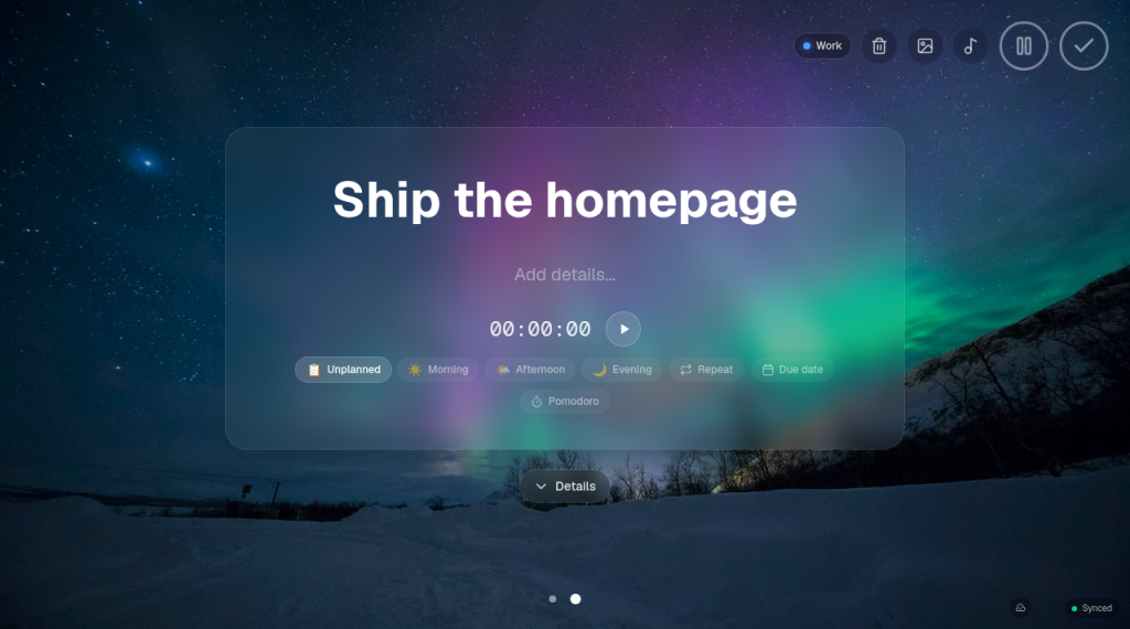 VisualTasks product interface
